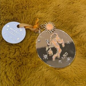 Leo Gold Zodiac Ornament (different signs available)